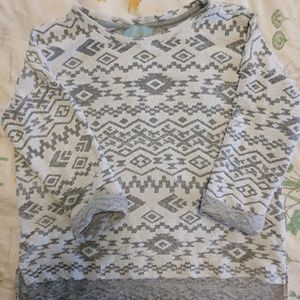 Skies are Blue Aztec top